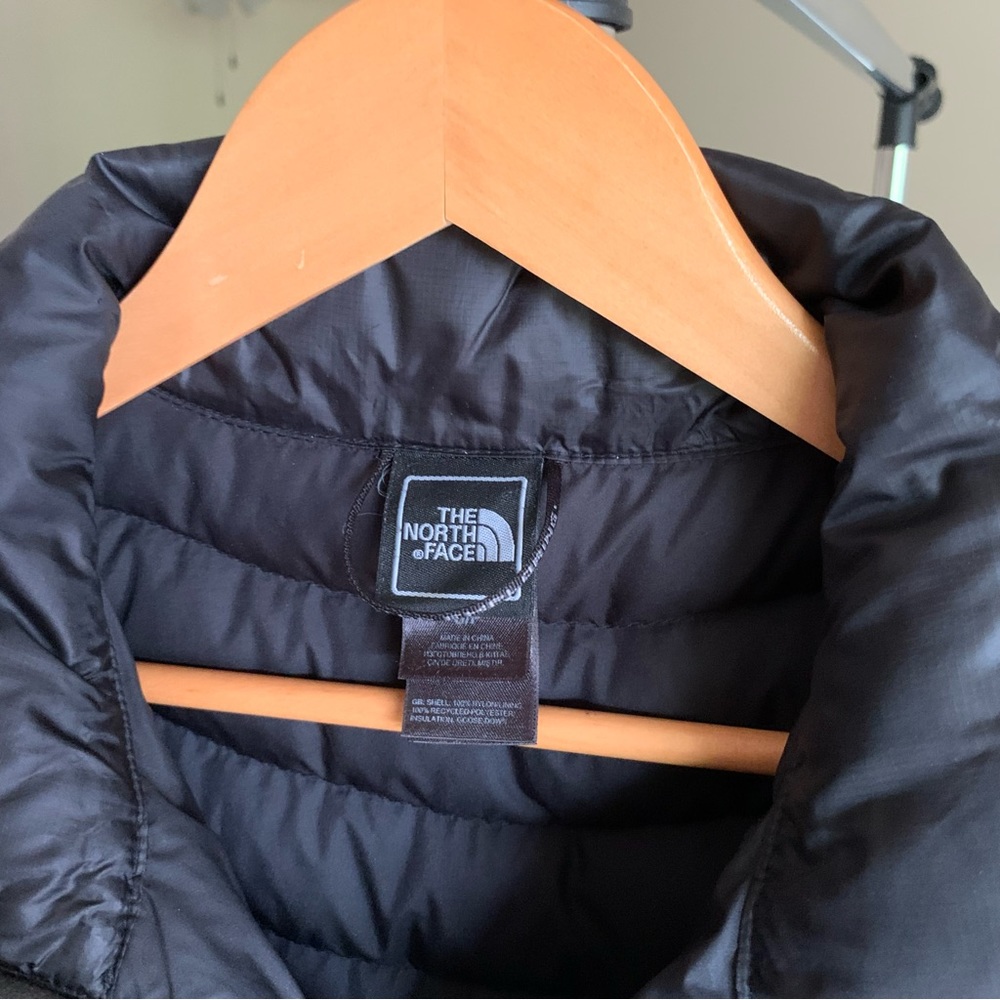 The North Face Down Puffer Parka Jacket Coat Black Women’s Small - Picture 7 of 10